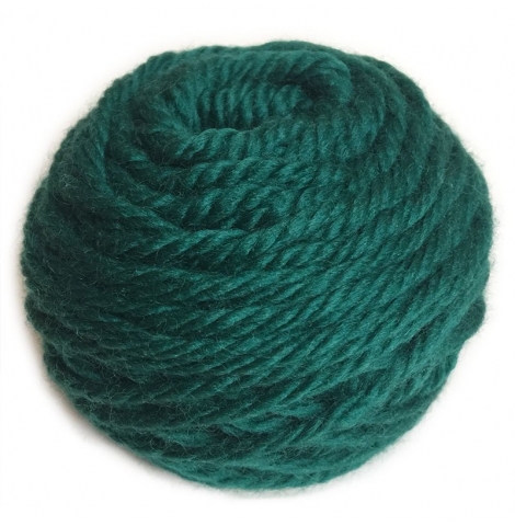 golden fleece - 16 ply Australian eco wool yarn 50g, dark green